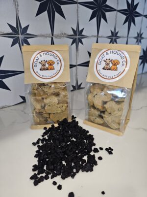 Goat Milk, Oat and Blueberry Treats- Medium Size- 8 oz